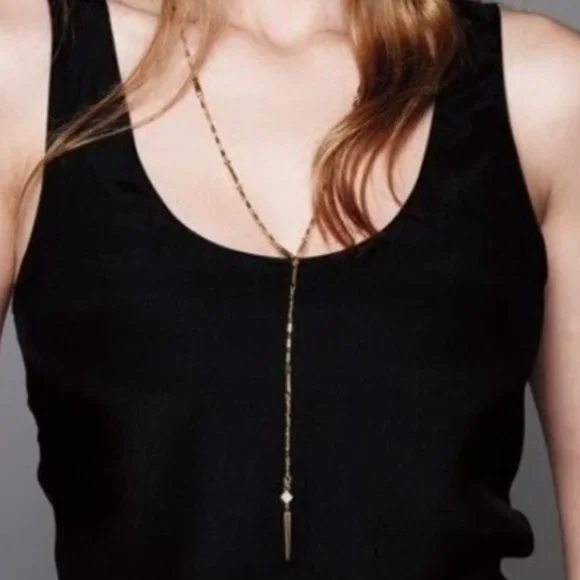 Stella & Dot [GOLD]⚜️Bianca Lariat Necklace - Picture 7 of 9